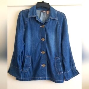 NWT Chico's Denim Jacket